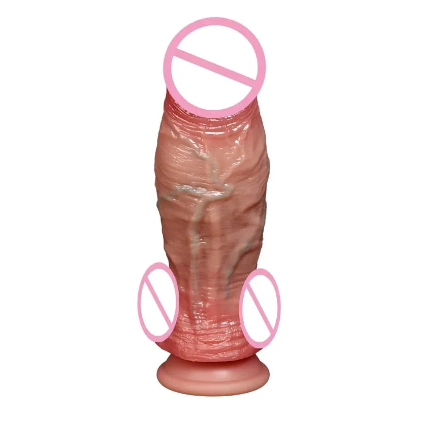 Consolador grande de silicona suave realista, pene largo, juguetes sexuales para adultos para mujer, tapón Anal, masturbación, estimulación de la vagina, masajeador, estimulación de la próstata, pene grande para principiantes, consolador Anal con ventosa fuerte para jugar con manos libres, punto G, sexo P — image 2