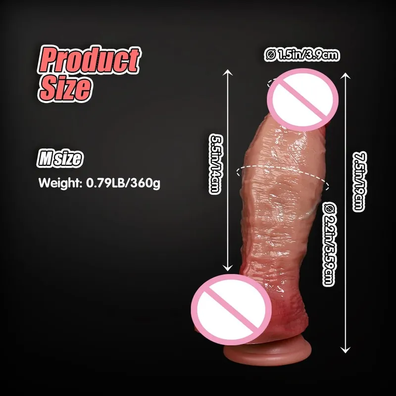 Consolador grande de silicona suave realista, pene largo, juguetes sexuales para adultos para mujer, tapón Anal, masturbación, estimulación de la vagina, masajeador, estimulación de la próstata, pene grande para principiantes, consolador Anal con ventosa fuerte para jugar con manos libres, punto G, sexo P