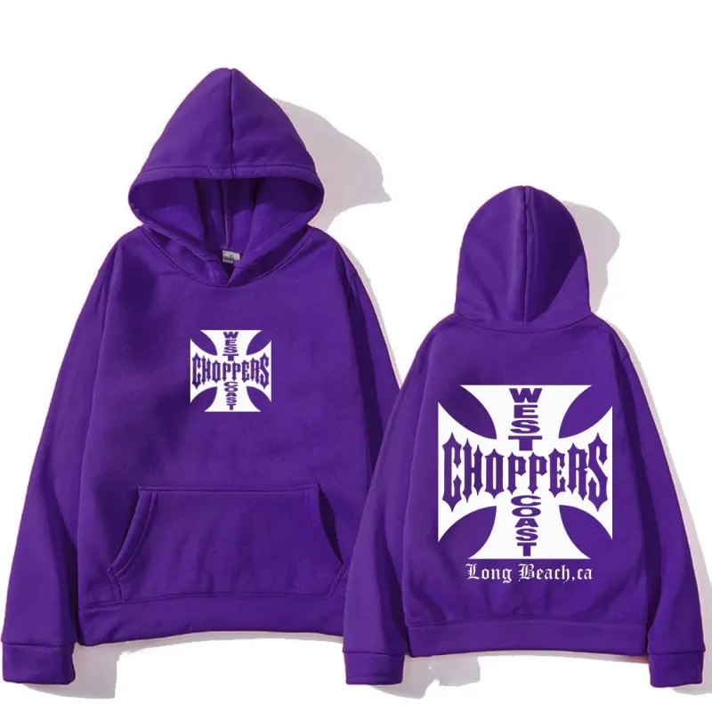 Paul Walker West Coast Choppers Hoodie Erkek Kadın büyük boy Moda Üst hip hop Giysileri Polar Uzun Kollu vintage Kazak