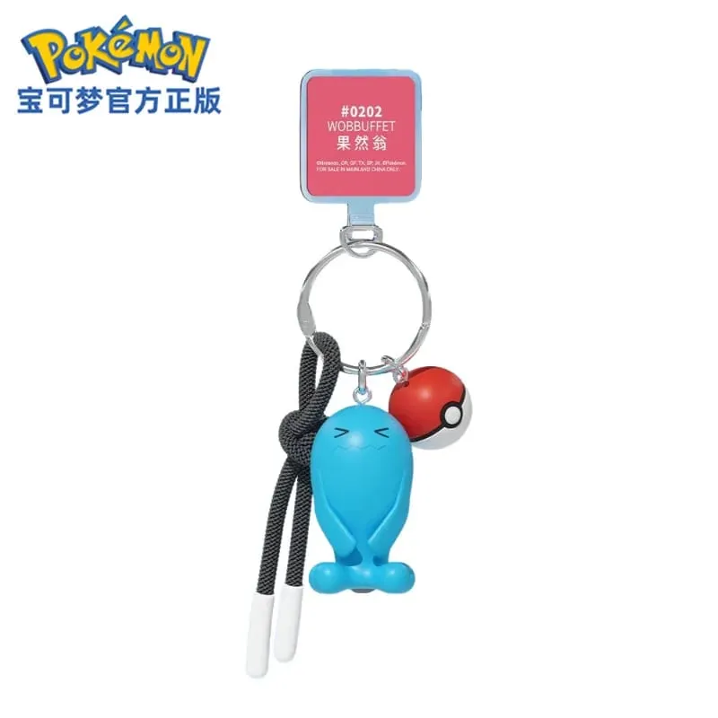 Genuíno pokemon scorbunny chaveiro grookey riolu sobble wobbuffet cubone anime figura de ação brinquedo chaveiro fragrância pingente presente