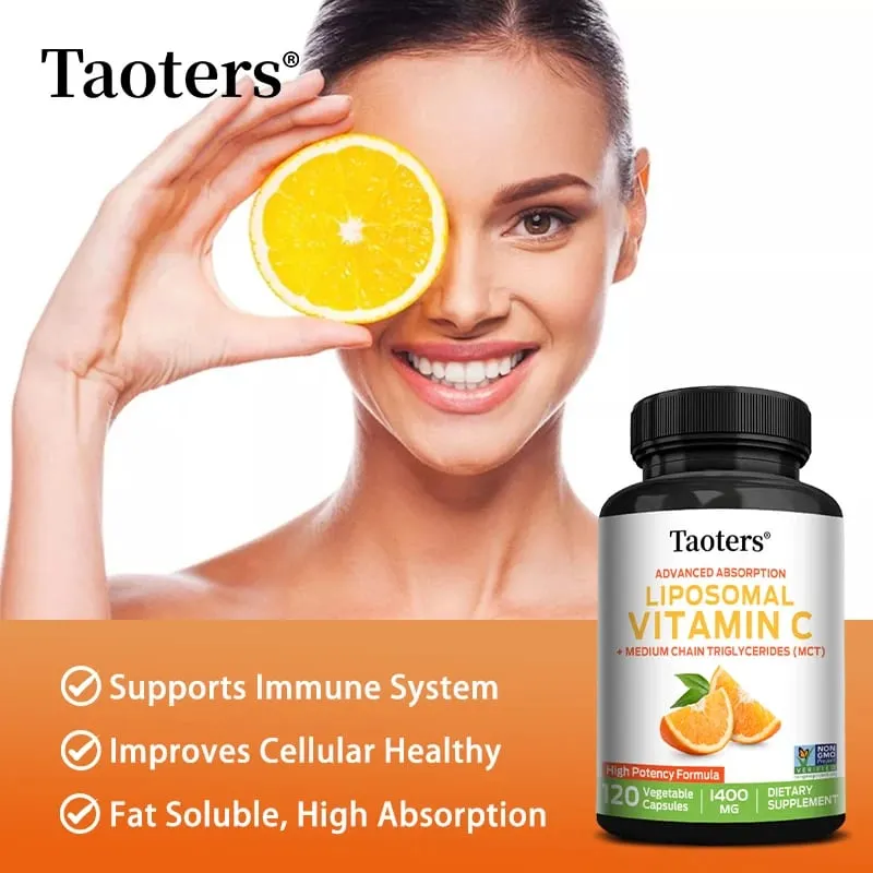 Liposomal Vitamin C 1400mg - Promotes Collagen Production Immune Support Powerful Antioxidant — image 2