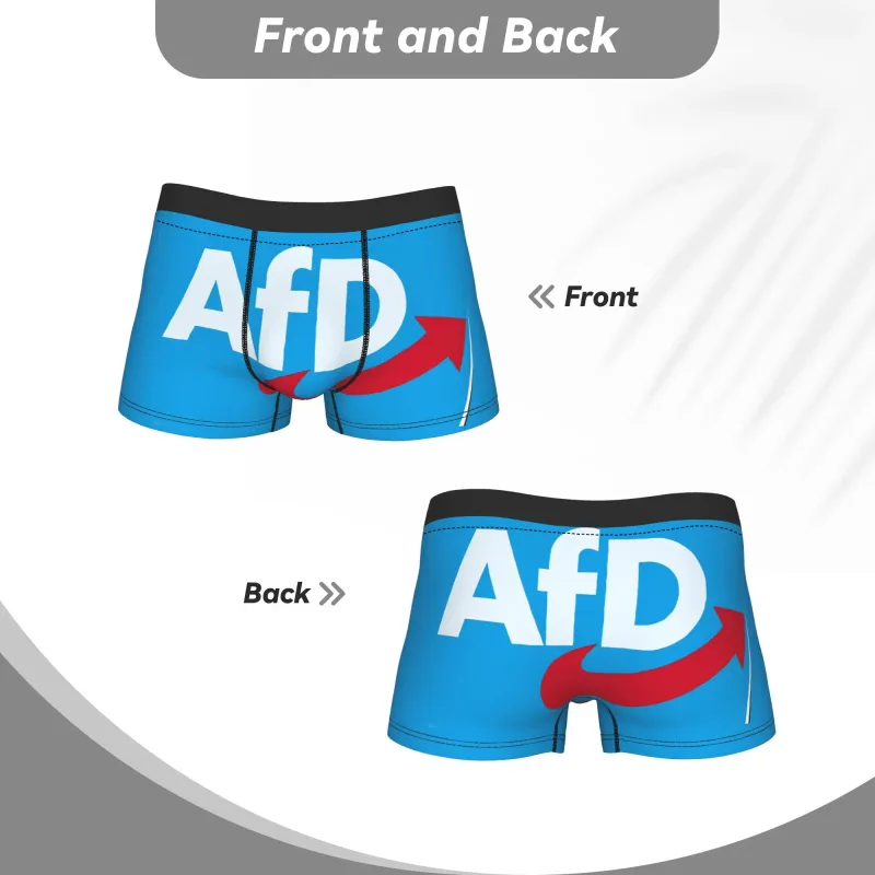 代替 Afd ドイツショーツブリーフ下着高品質男性ノベルティボクサーショーツ印刷プラスサイズのパンティー — image 4