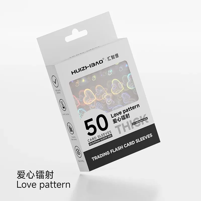 65.5×90mm 자필 카드 소매 TCG 표준 크기/일본 크기 카드 덮개를 위한 다채로운 투명한 카드 보호자
