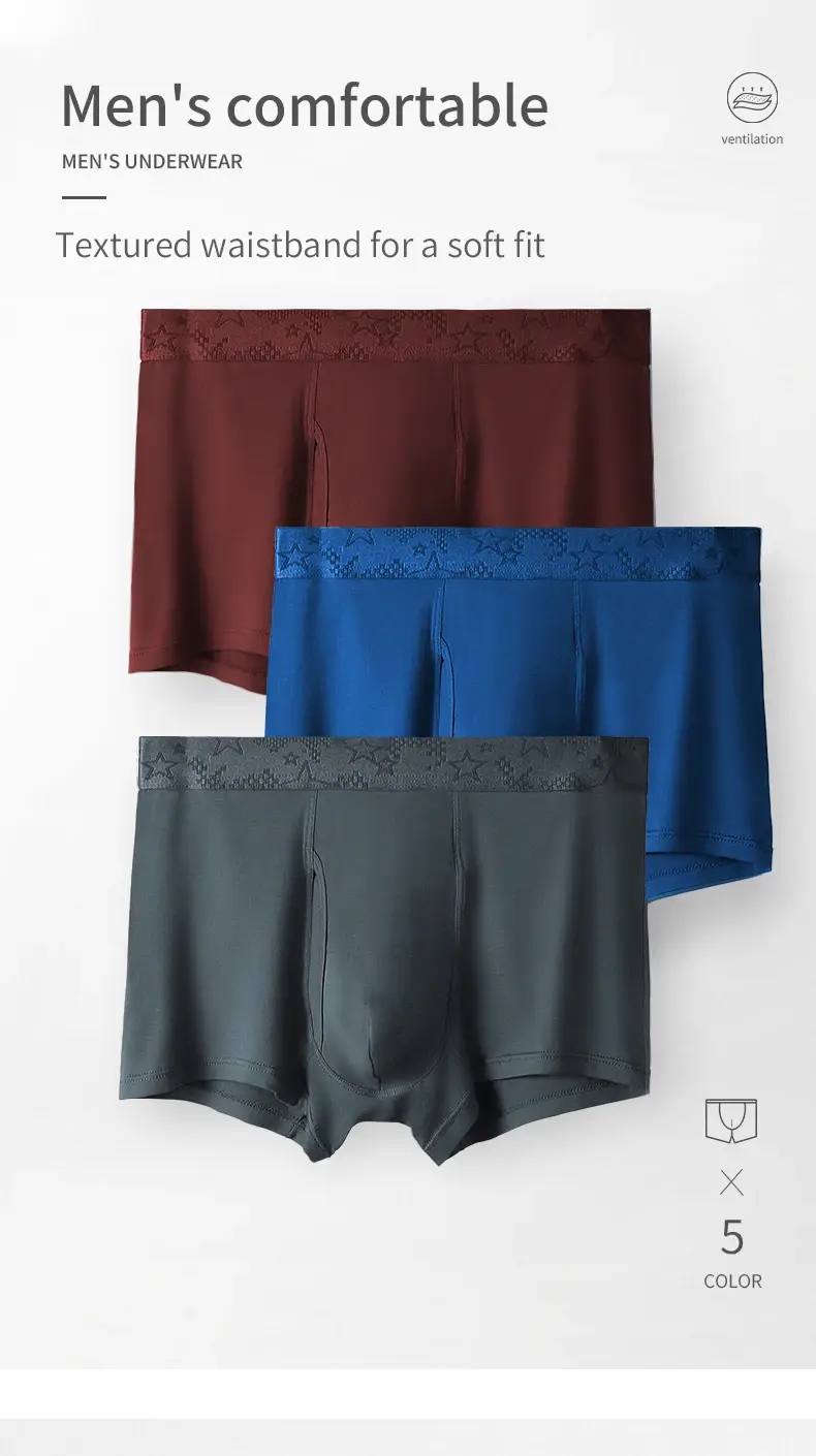 Herenondergoed, herenboxershorts, jongensonderbroeken, comfortabele en ademende jeugdboxershorts, grote maten shorts — image 2