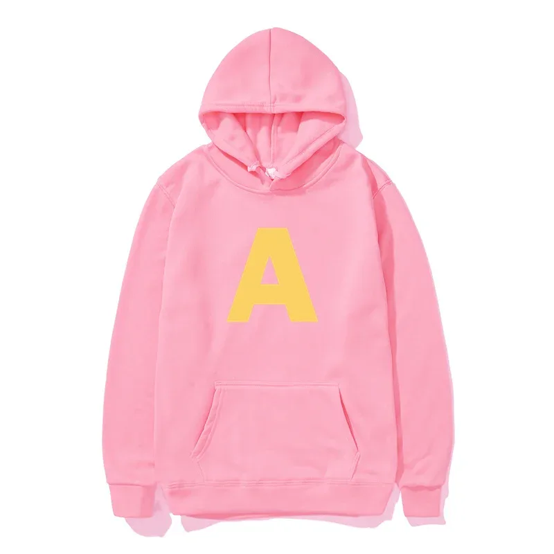 Autumn Winter Cartoon Character Print Men's Hoodies Alvin And The Chipmunks Pullover Fashion Solid English Sweatshirt Streetwear — image 9