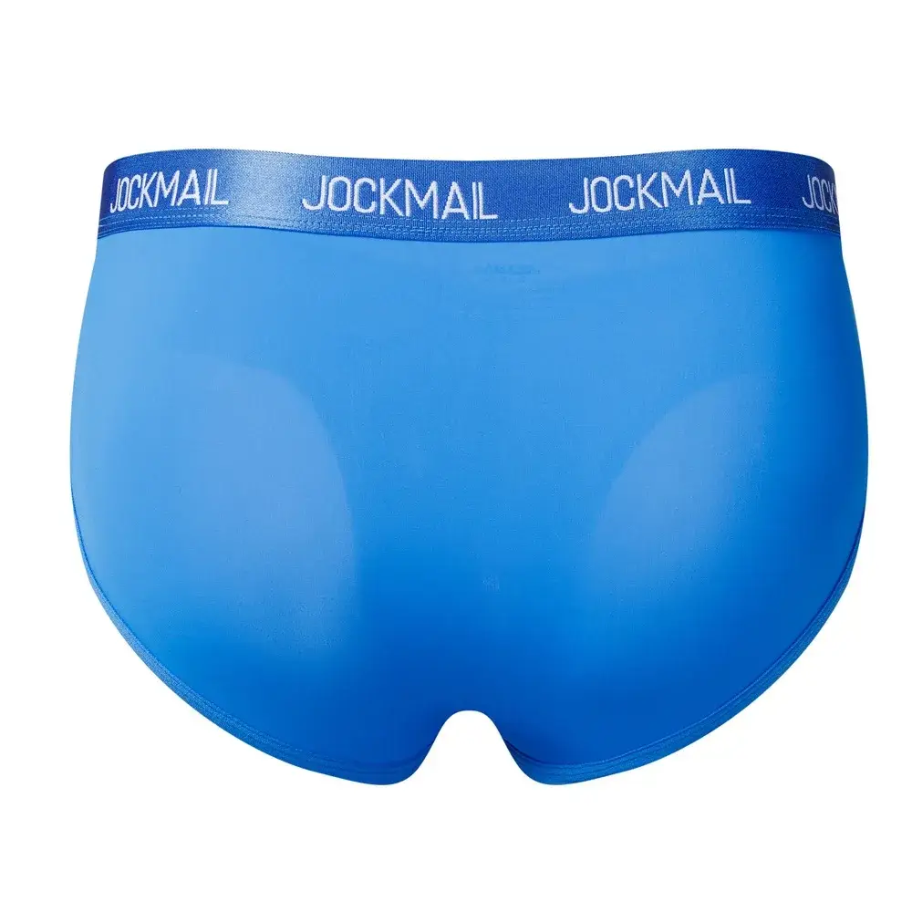 Jockmail Herr Underkläder Låg midja Sexig Brev Sport Andas Sommar Ice Silk Trosor Stor väska Nylon Enfärgad Man Trosor — image 28