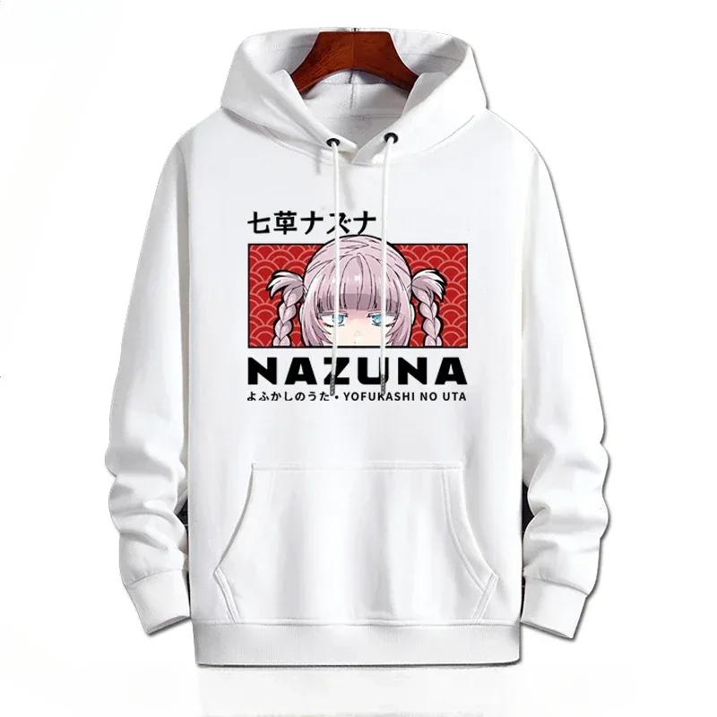 Y2K Anime CALL OF THE NIGHT Nazuna Nanakusa Grappige Hoodie Hip Hop Grafische Sweatshirts Poleron Hombre Streetwear Harajuku Tracksui