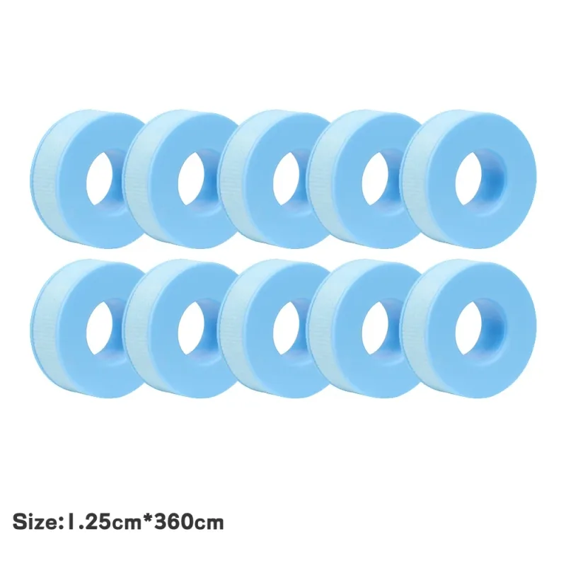 5/10Rolls Silicone Gel Tape for Lash Extensions Non-Woven Breathable Sensitive‑Skin Under‑Eye Patch Lash Tape Makeup Tool Supply