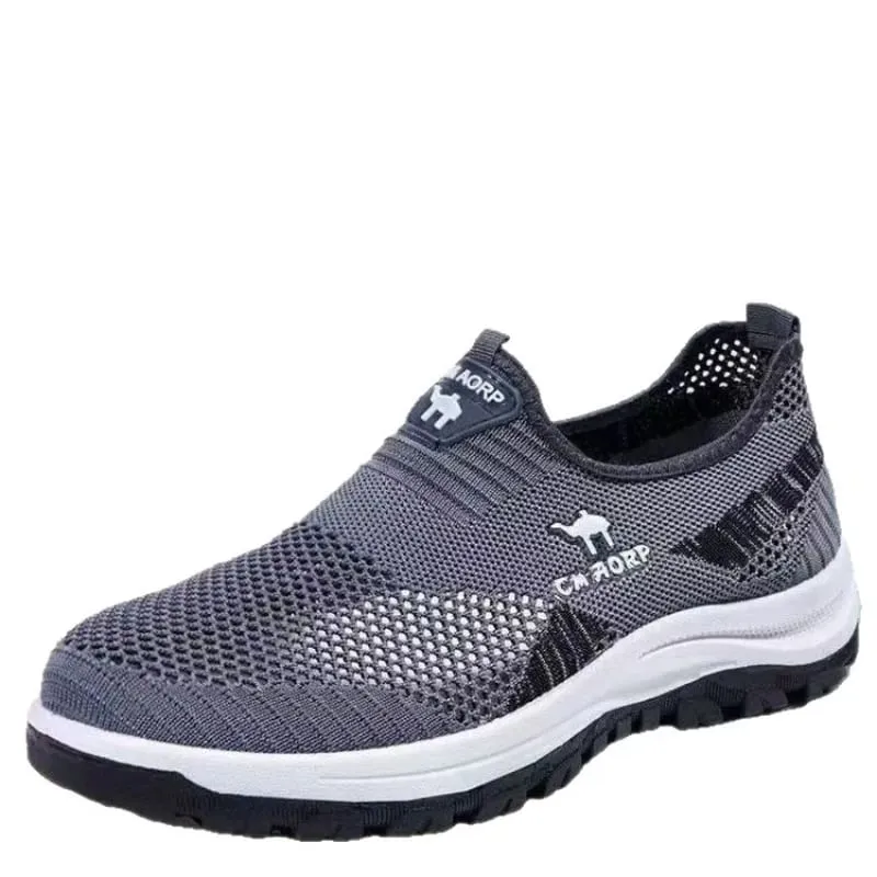 2026 Summer New Men's Loafers Mesh Breathable Casual Sneakers Vulcanize Shoes Soft Soled Comfort Sport Shoes Light Walking Flats — image 5