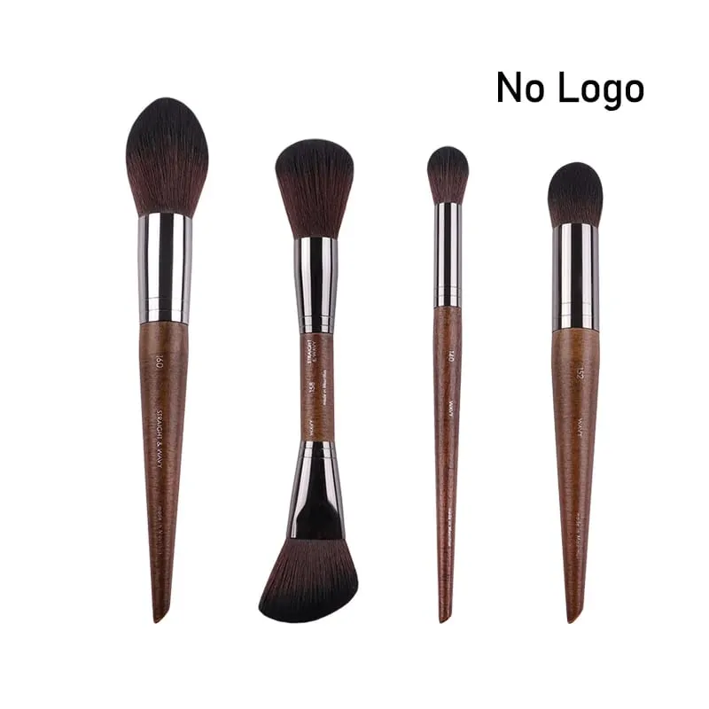 Přírodní dřevo štětce na líčení očí celá sada Pro Crease Eyeshadow Make up kit rozmazání zvýrazňovač obočí Štětec na řasy praktický — image 17