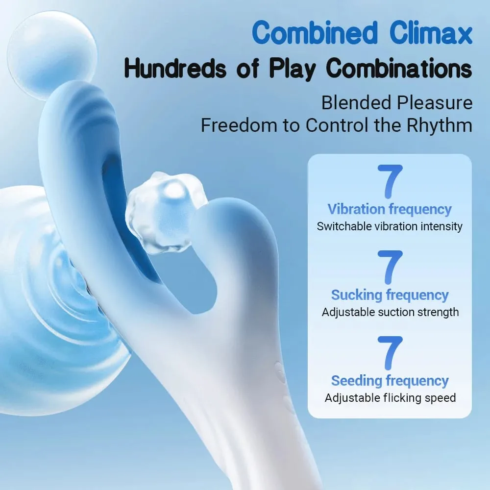 Luxurious Field Tapping Flapping Vagina Vibrator for Women Sucker Rabbit Sucking Vibrator Female Masturbator Sex Toys for Woman