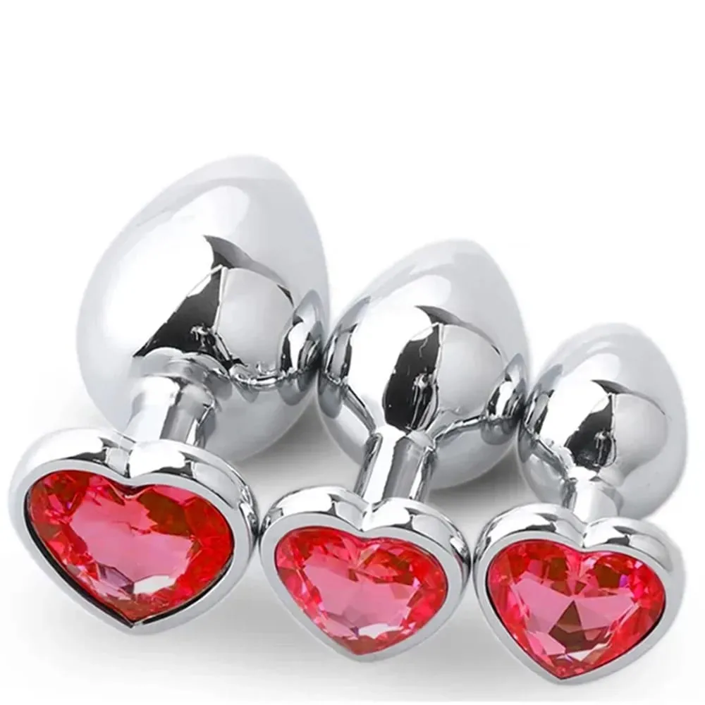 S/M/L Metal Anal Plug Butt Plug Sex Toy Butt Toy for Women Men Couples Gay Adult Game Masturbation Anal Diamond Sex Shop — image 1