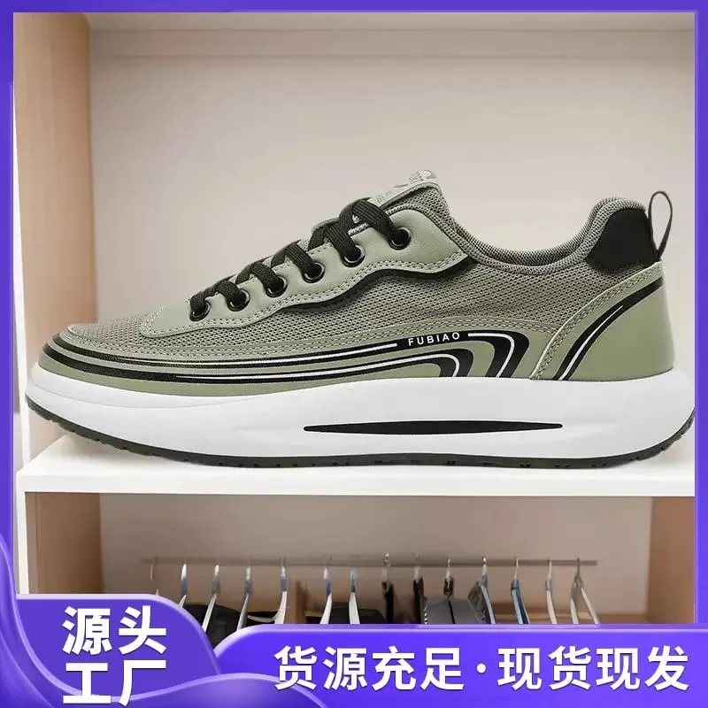 Mens Casual Sport Shoes Loafers Summer Breathable Mesh Tennis Sneakers Outdoor Non‑Slip Lightweight Running Shoes — image 5