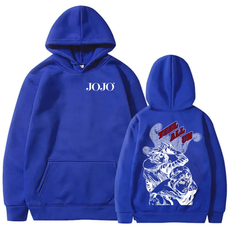 Anime JoJo Bizarre Adventure STEEL BALL RUN Gyro Zeppeli Johnny Joestar Hoodies Men Women Clothing Fashion Pullovers Sweatshirts — image 10