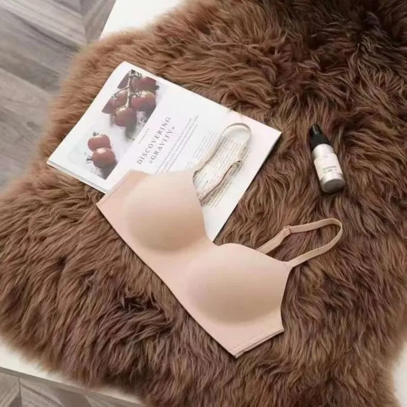 Soft Comfort Wireless Bra Thin Cup Breathable Fabric Seamless Bra Elastic Material Elastic Tube Top Bras Lingerie Beauty — image 10