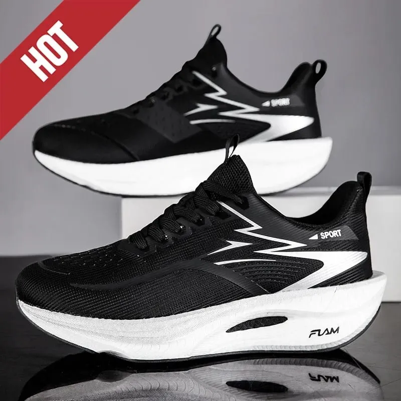 Men Women Carbon Plate Marathon Running Shoes Breathable Lightweight Non-Slip Racing Training Sports Athletic Sneakers Casual — image 10