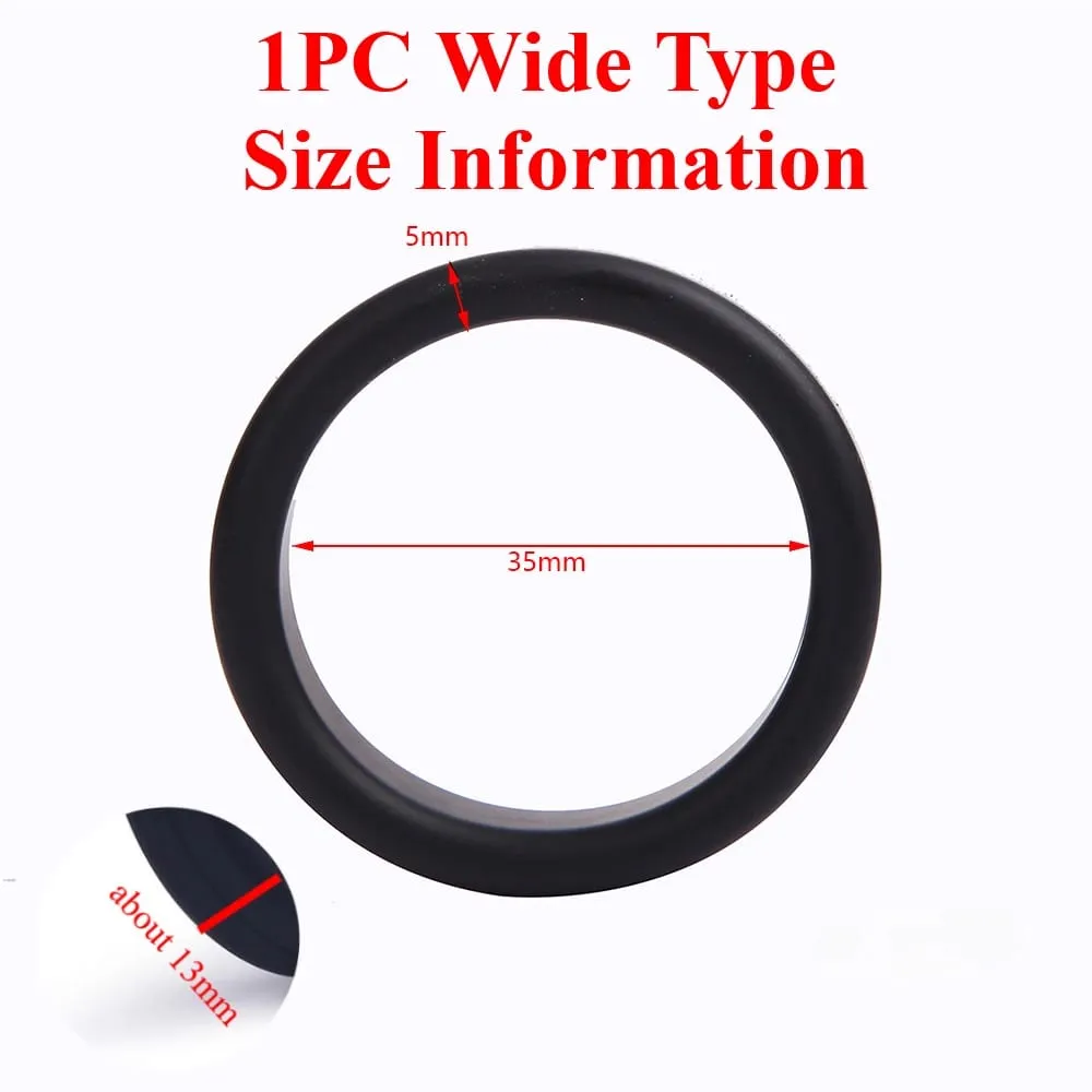 1/3pcs Soft Silicone Penis Locking Rings Sex Toys For Adult Men Delay Ejaculation Beginners Long Lasting Cock Ring for Male 18+ — image 6