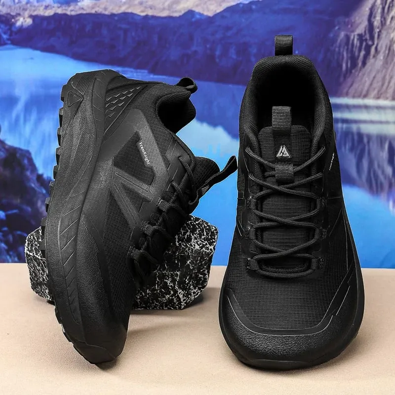 New Wide Head Sneakers Men's Outdoor Mountaineering Anti Slip Sneakers Spring and Autumn Fashion Leisure Travel Hiking Shoes — image 2