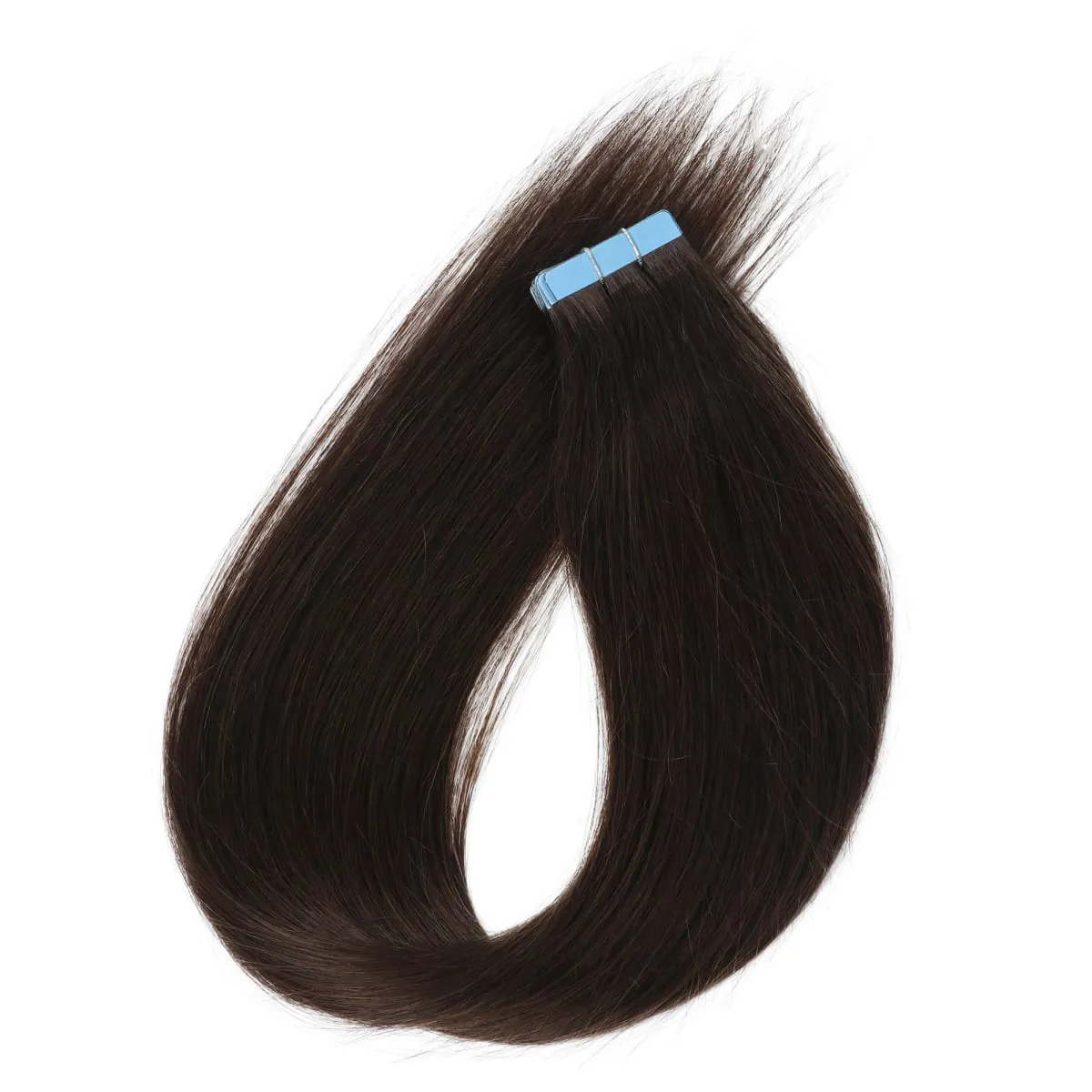 20Pcs/Pack Tape Sa Mga Extension ng Buhok ng Tao Angkop para sa mga Babae na may Invisible Adhesive Tape Ins Seamless Straight na Buhok para sa Volume at Haba — image 3