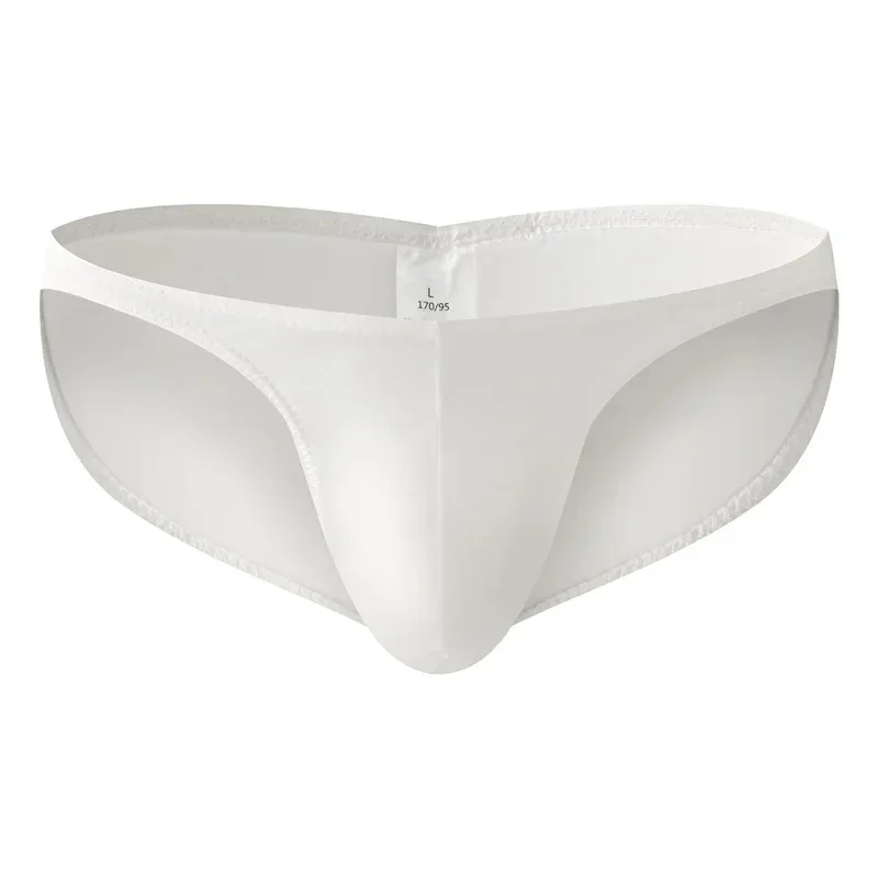 Cuecas de ginástica masculinas de cintura baixa, roupa íntima de cetim suave para treinamento esportivo, musculação, ultrafina, secagem rápida, treino de fitness, levantamento de bunda — image 5