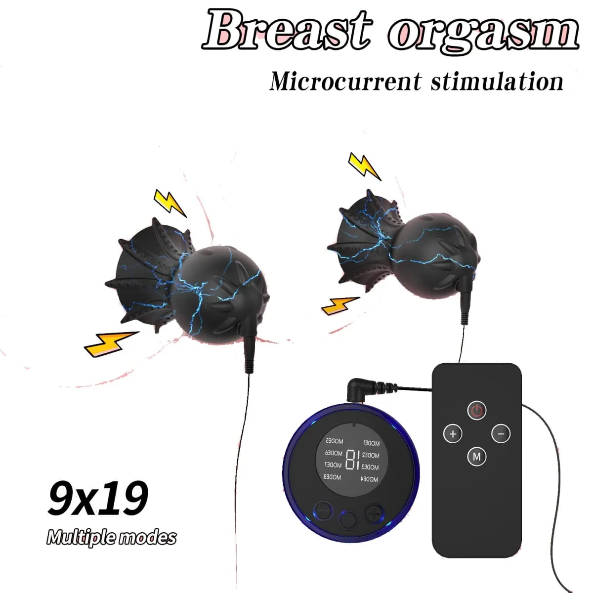 Electric Shocker Breast Pump Enlargement For Women Nipple Sucker Clitoris Suction Bondage E-stim Erotic Sex Toy Bdsm — image 3