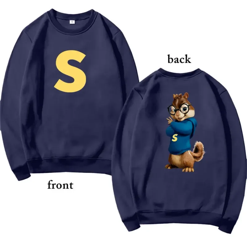 Alvin and The Chipmunks 2026 Fashion Unisex Casual Sportswear Men's Hoody Alvin Chipmunk Halloween Costume Women's Pullover Tops — image 18