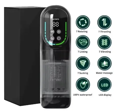 Kawalan Apl Wayarles Stroker Lelaki - 8 Mod Simulasi Jilat Lisan Fungsi Teras Kuat USB Saiz Kompak Mini Boleh Dicas Semula — image 8