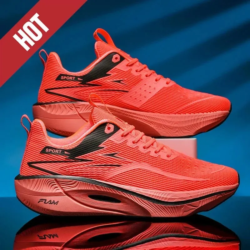 2026 Men Women Marathon Running Shoes Air Cushion Breathable Lightweight Jogging Racing Sports Sneakers Tennis Gym Outdoor — image 1