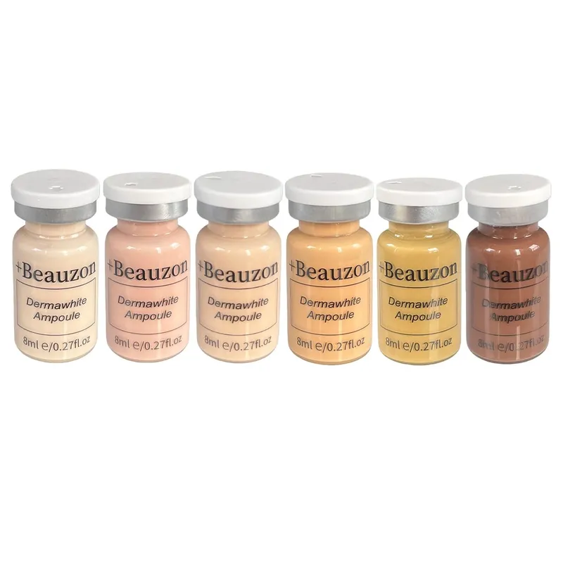 8ml บีบีครีม Hyaluronic Acid Facial Glow Serum Ampoule Essence Peptide Moisturizing Foundation Skin Rejuvenation Care Beauzon — image 5