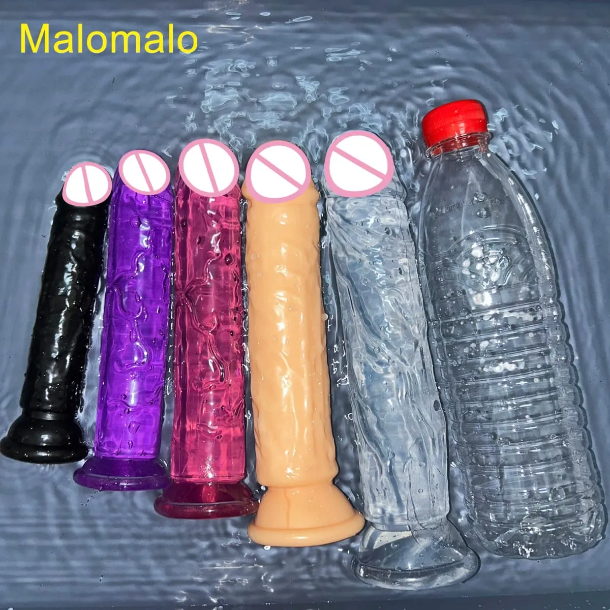 Cheap 5 Colors Small Transparent Dildo Suction Cup Jelly Dick Women Erotic Anal Sex Toys Soft Clitori Vaginal Masturbators Penis — image 2