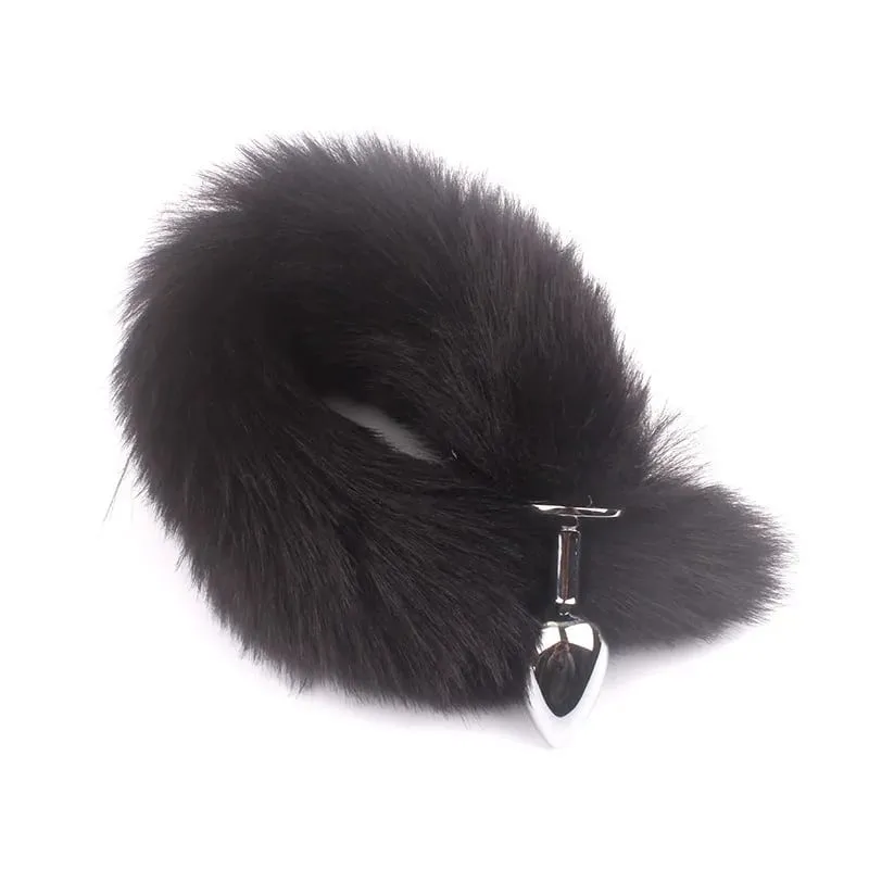 Cheap Anal Plug Metal Sexy Foxtail Anal Plug Role-play Sex Toy Male and Female Anal Plug Adult Game Couple Toys Sex Toys — image 13
