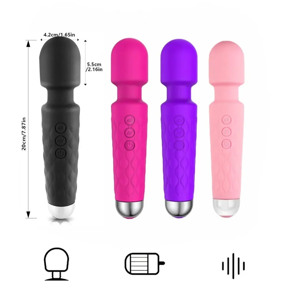 Powerful Vibrating AV Vibrator Magic Wand Clitoris Stimulator Sex Toys for Women G Spot Massager Adult Female Sex Erotic Product — image 2
