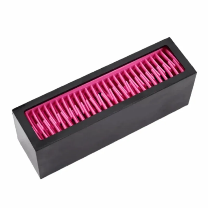 Suporte criativo para pincéis de maquiagem, compacto, antiderrapante, estojo de armazenamento, grande capacidade, portátil, rack de secagem de escova cosmética — image 6