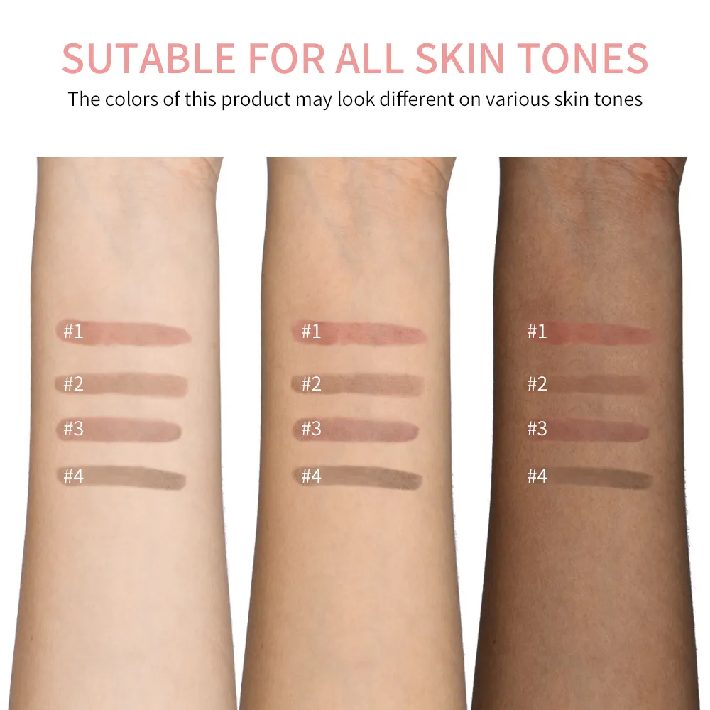 Delineador de labios resistente al agua, brillo de labios tipo tatuaje, resistente al agua, tinte de labios mate de larga duración, contorno marrón, cosmético para manchas de labios rasgados — image 3
