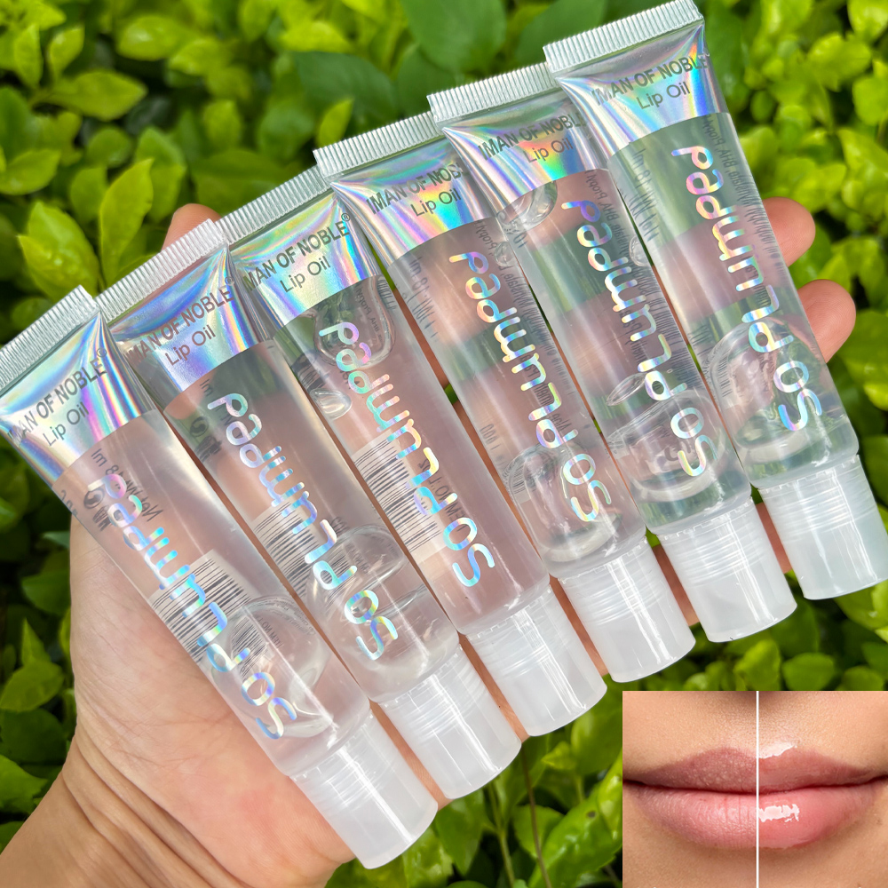 6Pcs Perisa Buah Berair Set Pengilat Bibir Berkilat Gel Bibir Jelas Penghidratan Pelembap Bibir Glos Bibir Wanita Makeup Bibir Borong — image 10