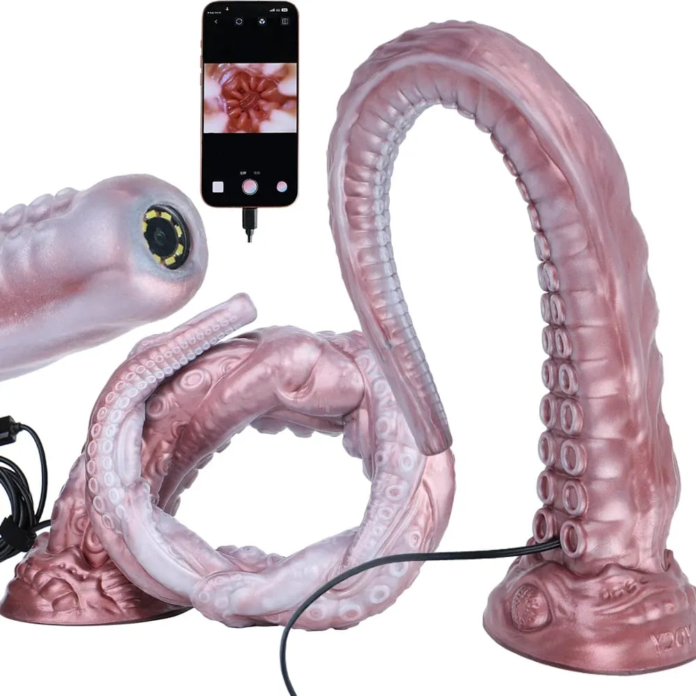 Silicone Long Anal Plug with Smart Endoscope Function G Spot Deep Stimulate Sex Toys Camera LED Light Body Exploration — image 2