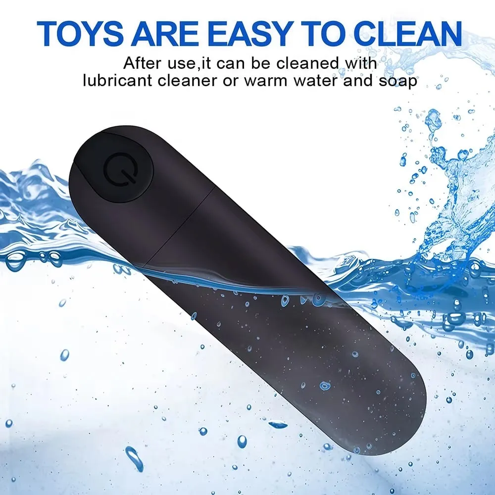 Carga usb 10 velocidades mini vibrador bala recarregável sem fio vibratório anal plug clitoriano estimulador brinquedos sexuais adultos para mulher — image 4