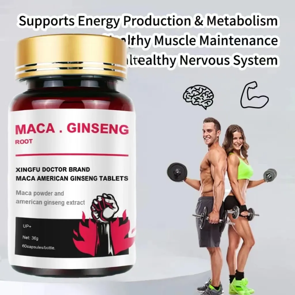Best Men's Black Maca Supplement - Ginseng Supplement for Health Energy and Endurance Muscle Mass — image 2