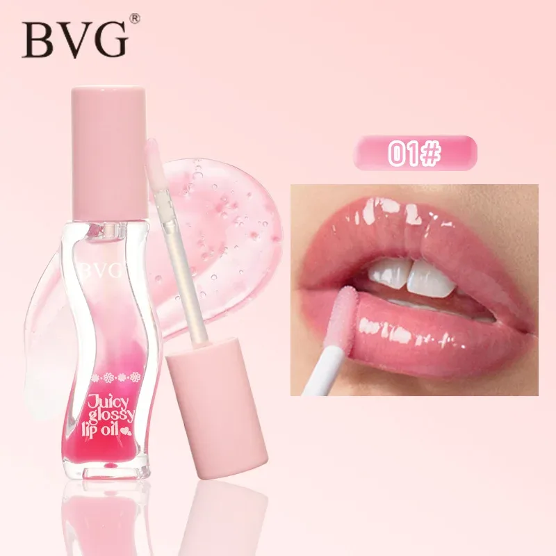 Wave Bottle Juicy Lip Oil Διάφανο γυαλιστερό Lip Plumper Ενυδατικό Lip Gloss Καθημερινό Μακιγιάζ για τα Χείλη — image 7