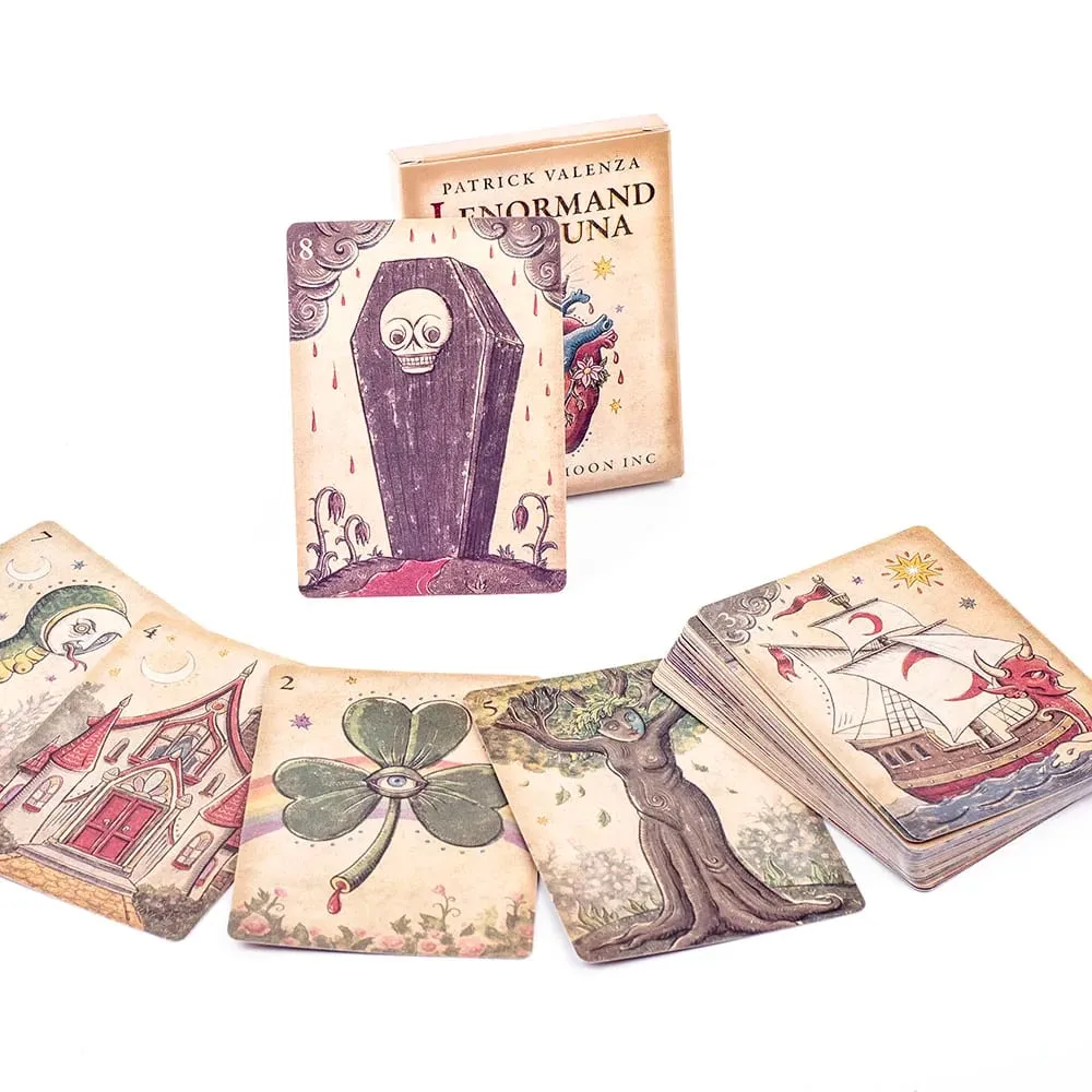 Lenormand Della Luna Tarot Deck 36Pcs Divination Fate Tarot Oracle Cards Party Entertainment Board Game Cards 7.3*10.2cm — image 1
