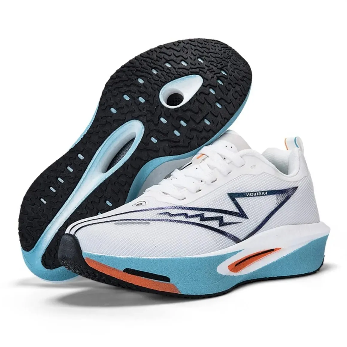 Carbon Plate Running Shoes Men Women Marathon Sports Sneakers Breathable Lightweight Professional Athletic Shoes — image 5