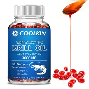 น้ำมันแอนตาร์กติกคริลล์ 3000 มก. - Omega-3 EPA DHA แอสตาแซนธินธรรมชาติ ความแข็งแรงสูงสุดสำหรับสุขภาพหัวใจและข้อต่อ