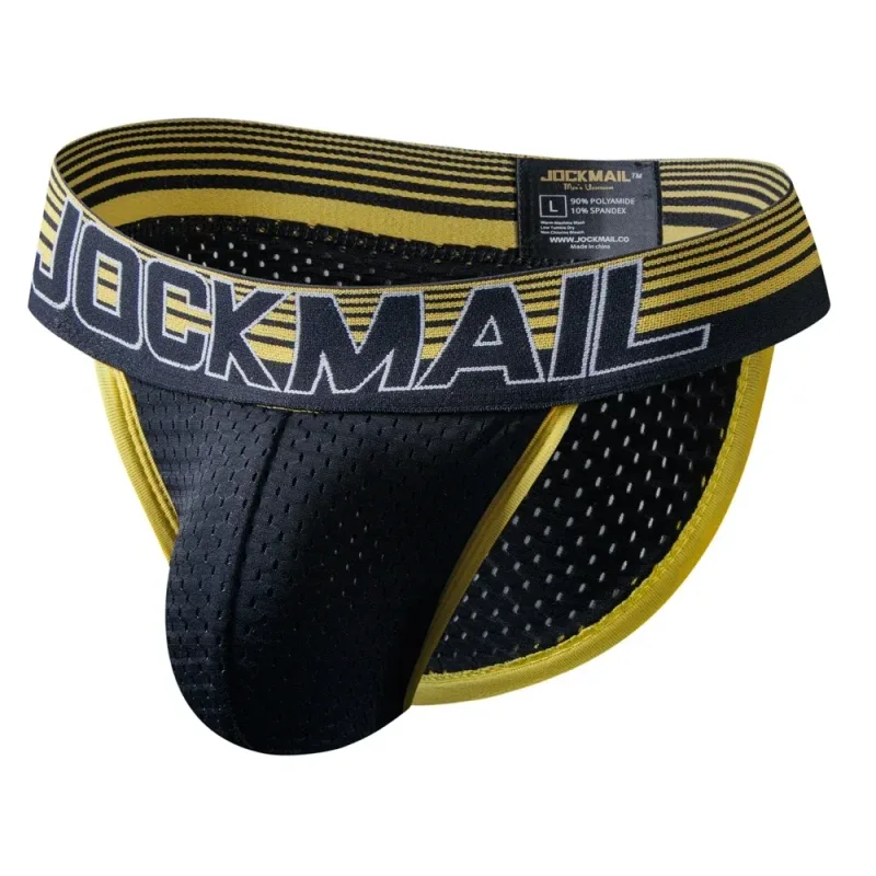 Sexiga herrunderkläder Underbyxor Kalsonger Nylon Mesh Herrbyxor Bikini Underkläder Herr Boxerbyxor Nylon Mesh Bikini