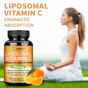 Vitamina C liposomiale 1600 mg - Promuove la produzione di collagene Supporto immunitario Potente antiossidante