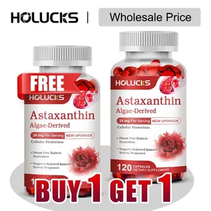 1 Alana 1 Bedava! Astaksantin 24mg Cilt ve Göz Sağlığı Takviyesi Yaşlanma Karşıtı ve UV Savunması Göz Yorgunluğunu Azaltır
