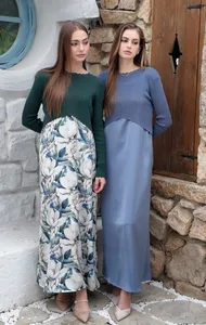 AS SS26 فستان لوكس أنيق من الساتان + مجموعة ملابس نسائية محبوكة بطول يصل إلى الأرض قابل للتعديل