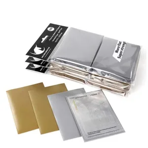 100pcs 2.5 "x3.5" 프리미엄 트레이딩 카드 슬리브 66x91mm MTG Magic Gathering Lorcana 게임 카드 용 표준 크기 보드 게임 카드