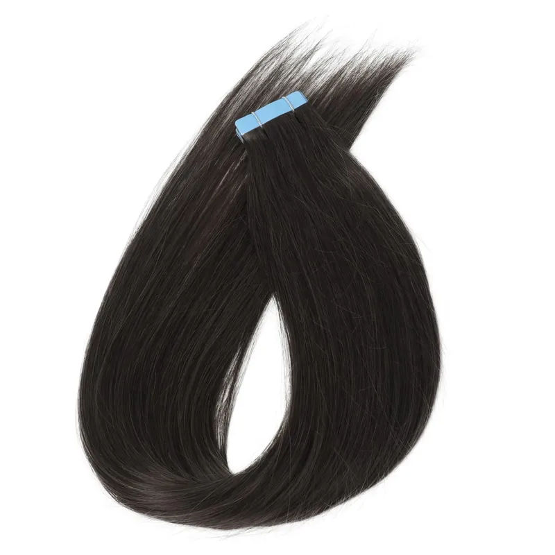 Tape in Hair Extensions Human Hair Blonde Seamless Tape Hair Extensions 4x0.8cm Skin Weft PU Tape On Hair 20PCS 12"-20"