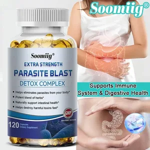 Superparasittfjerning Detoxification Complex 1475 Mg Eliminerer raskt parasitter Tarmhelse lindrer fordøyelsesbesvær