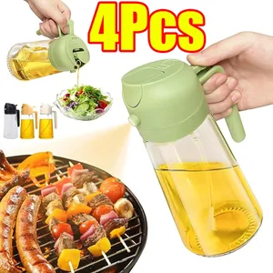 1-4Pcs 500ml 2in1 Oil Sprayer Plastic Co
